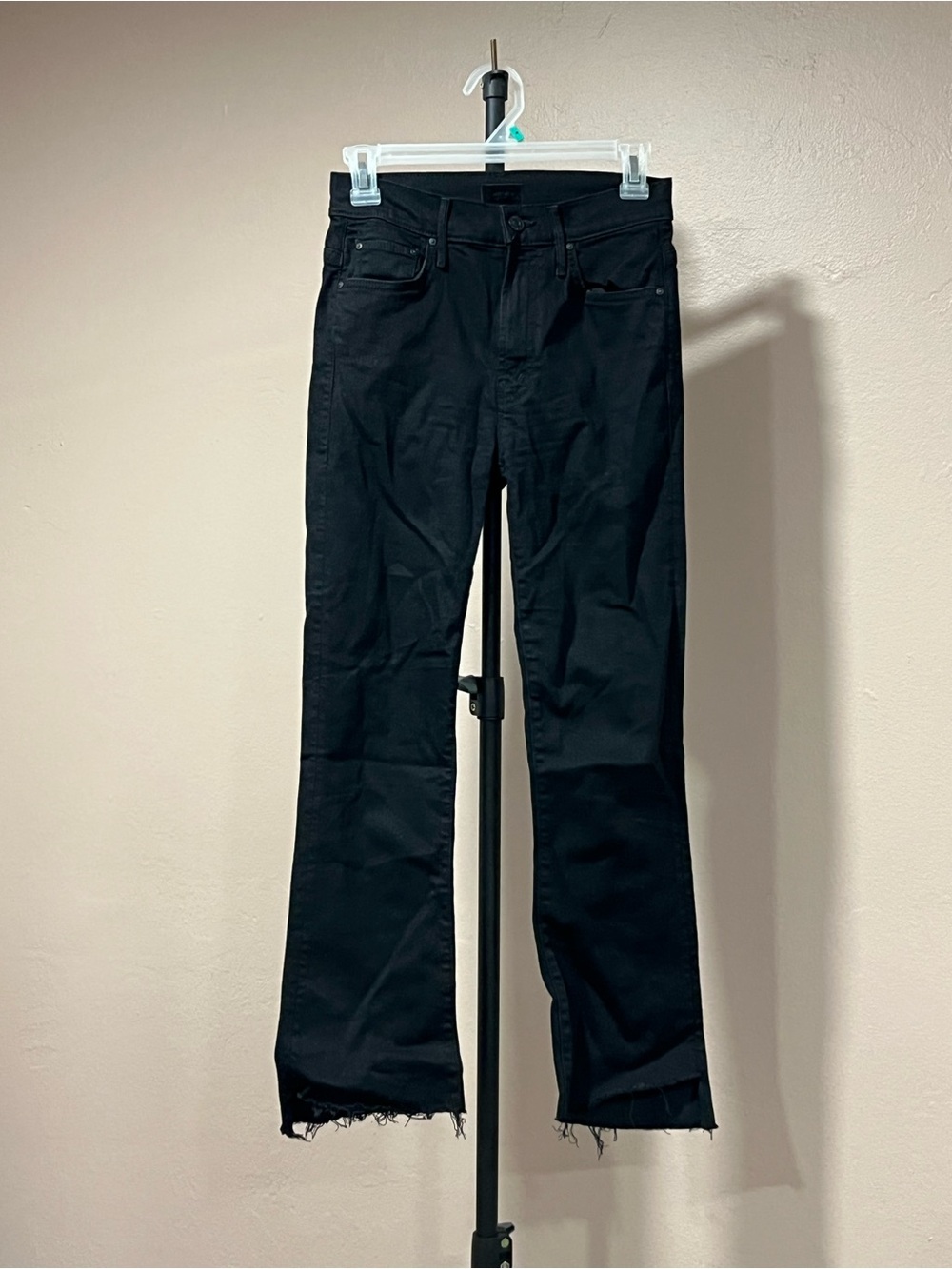 #9. Black Mother womens Straight-Leg Jeans size 24